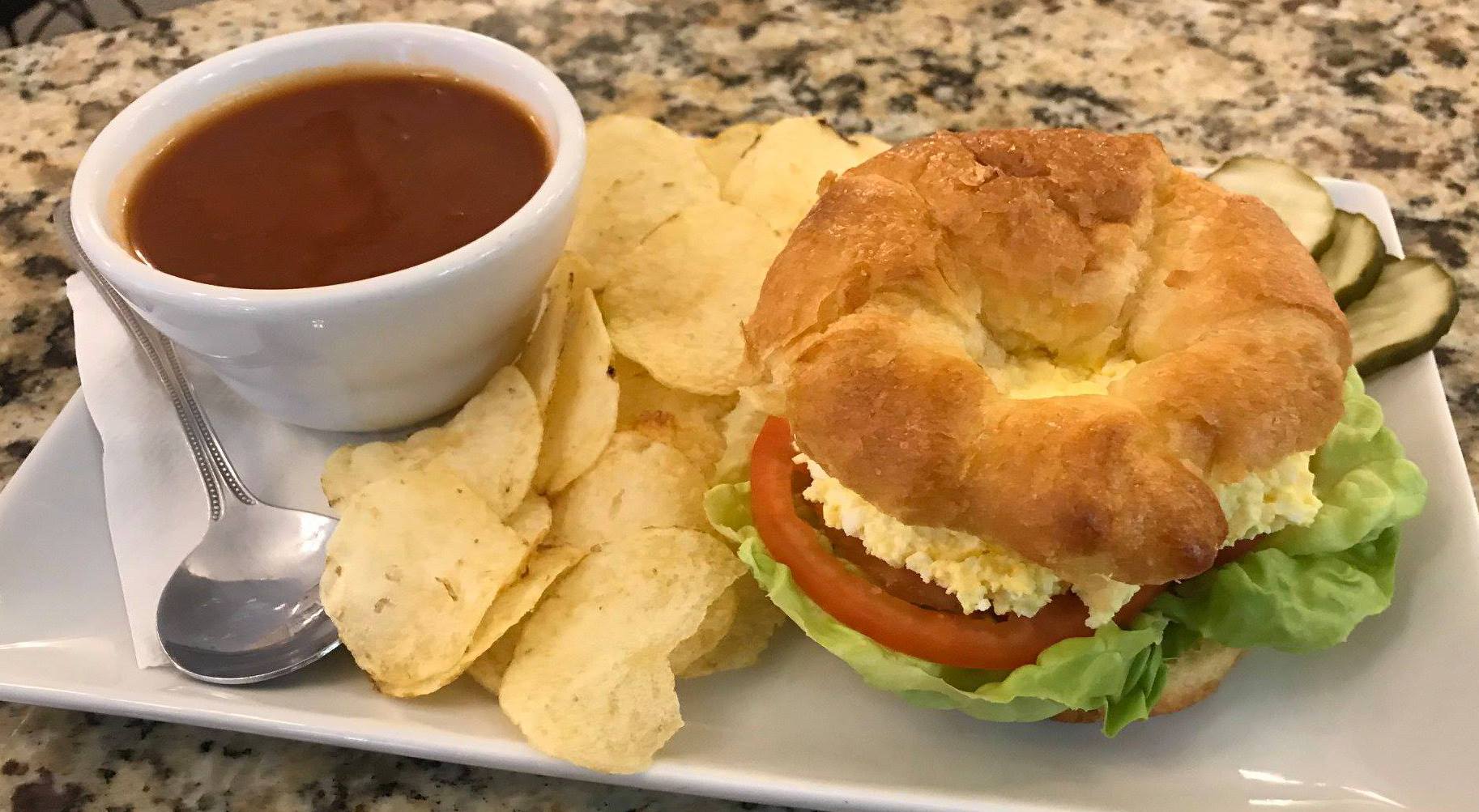 Egg Salad Croissant